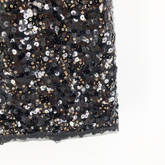NBD x Revolve Dress Sloan Black Sequin Slip Mini - Picture 5 of 8